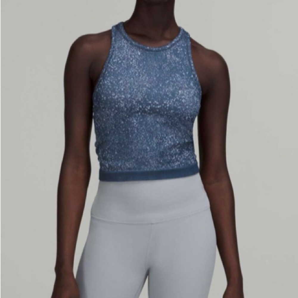 Lululemon Ebb to Street Cropped Racerback Tank Top